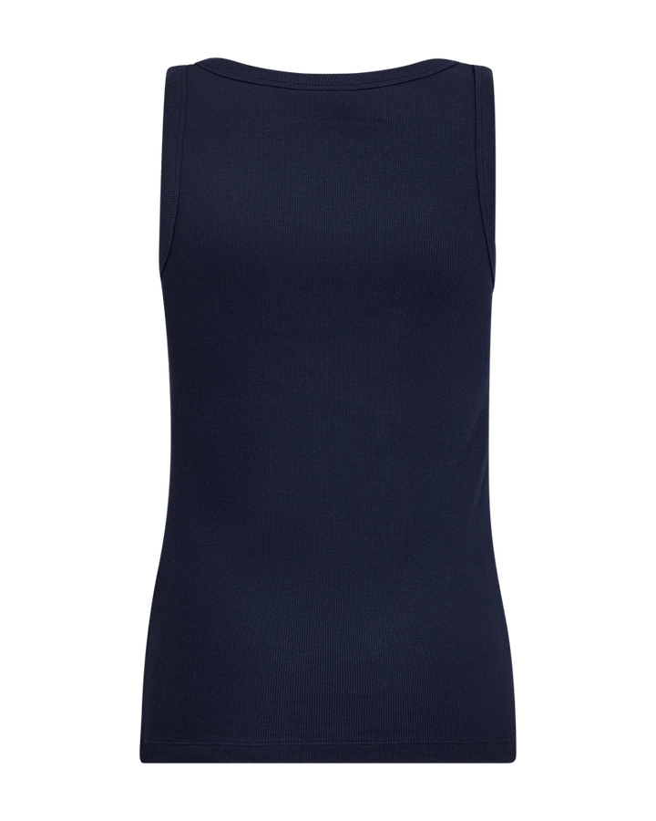 Freequent - Top Hi Navy Blue - Luxedy
