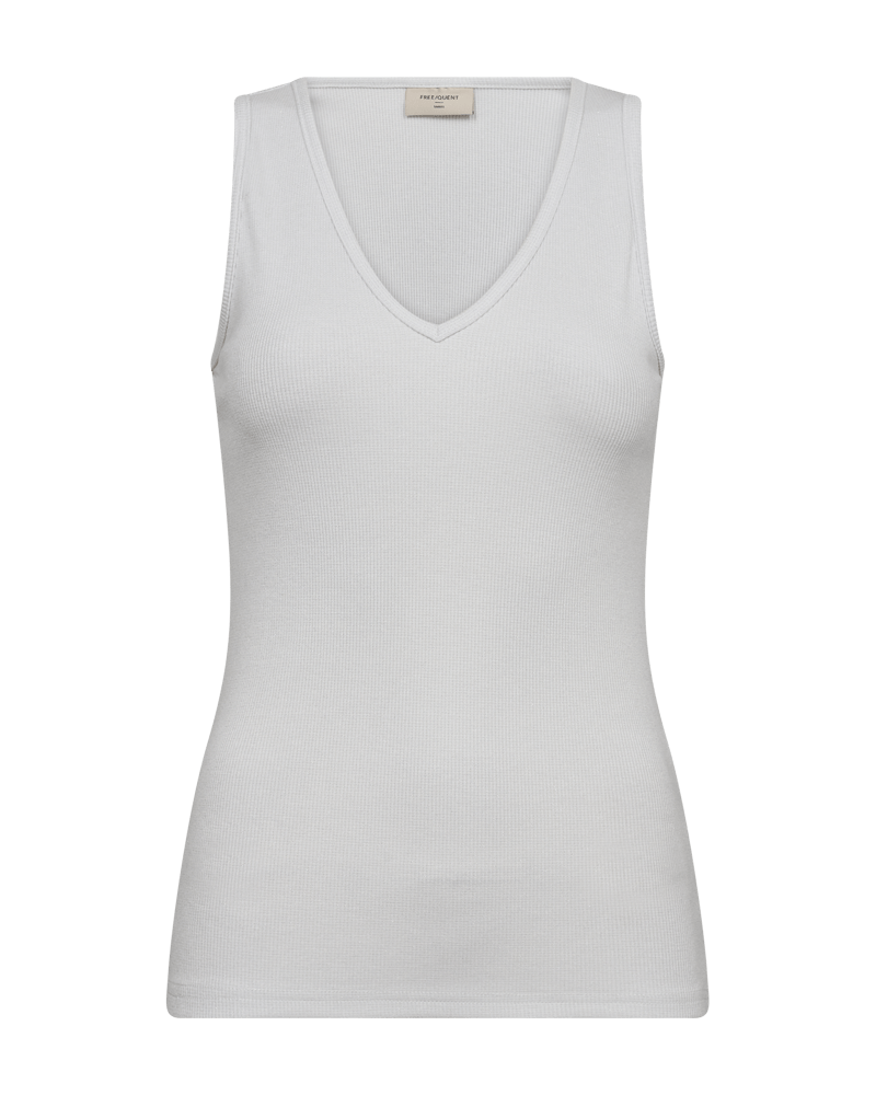 Freequent - Top Lini TankTop Brilliant White - Luxedy