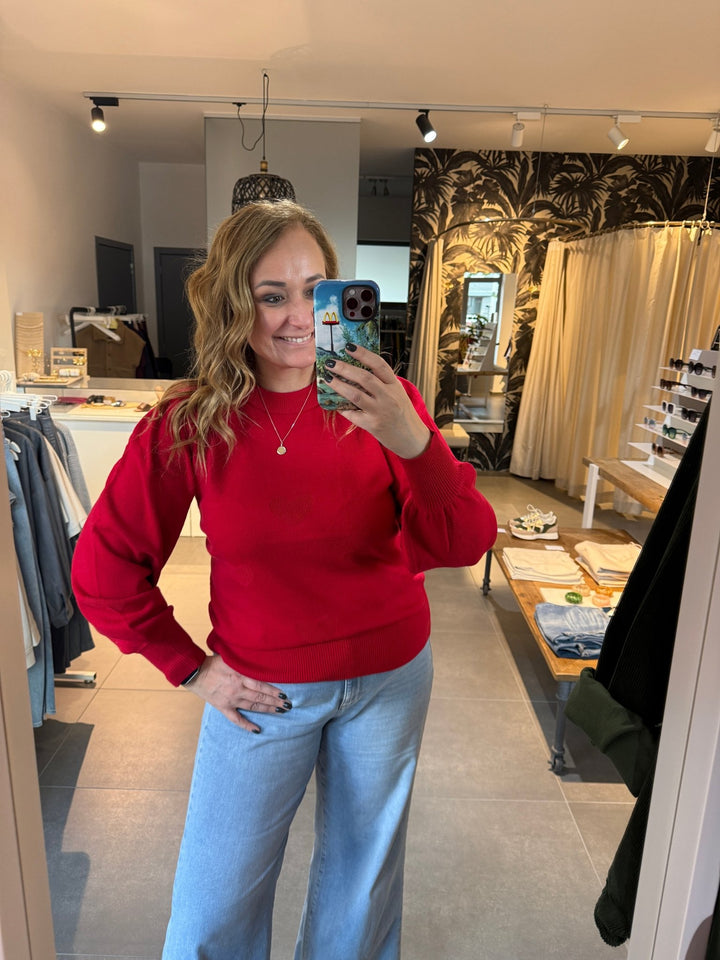 Freequent - Trui Alfa Chili Pepper - Luxedy