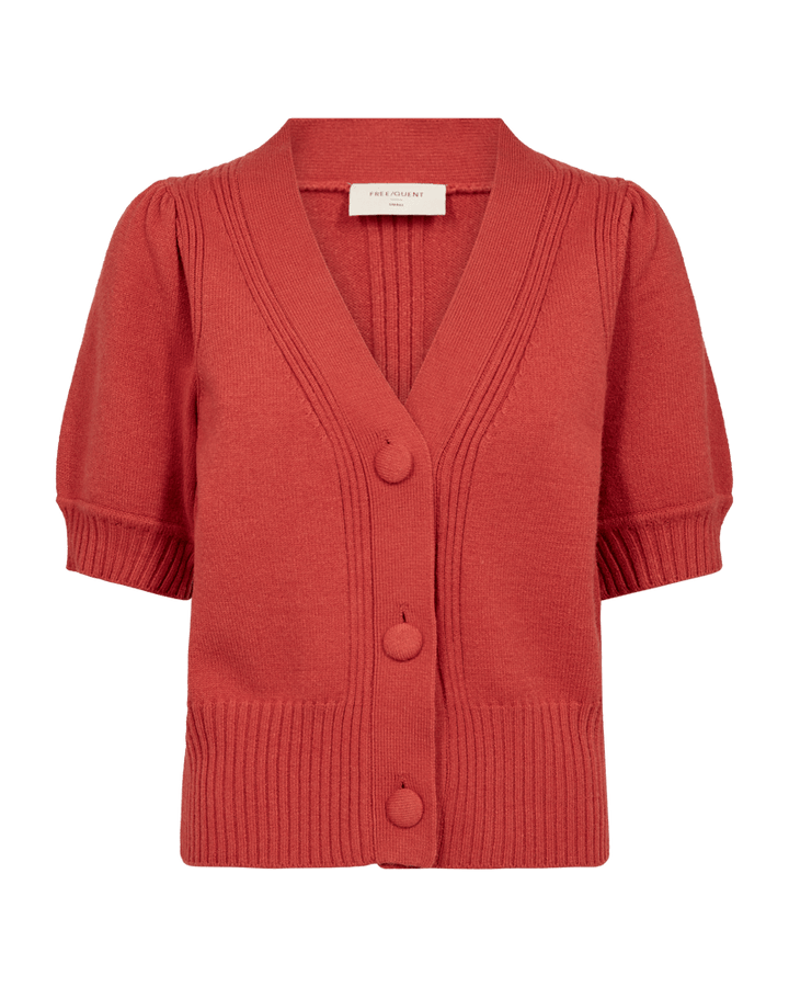 Freequent - Trui Alpi Baked Apple Cardigan - Luxedy