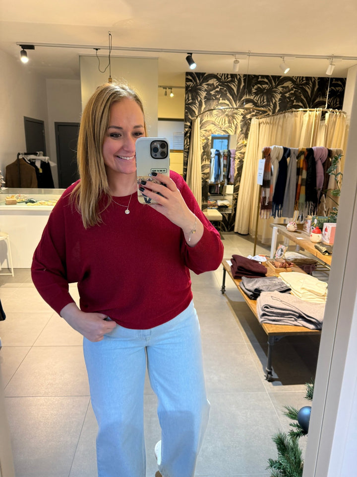 Freequent - Trui Betty Pullover Chili Pepper - Luxedy