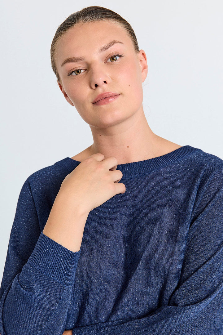 Freequent - Trui Betty Pullover Patriot Blue - Luxedy