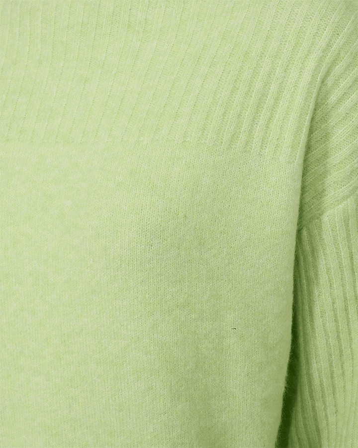Freequent - Trui Boady Shadow Lime Melange - Luxedy