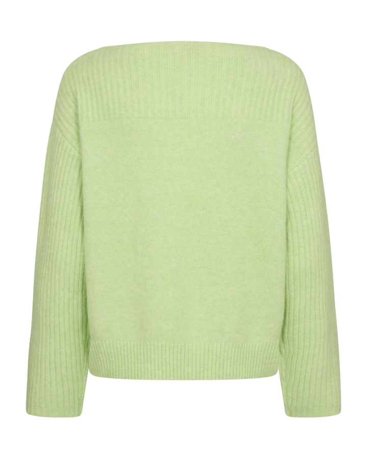 Freequent - Trui Boady Shadow Lime Melange - Luxedy