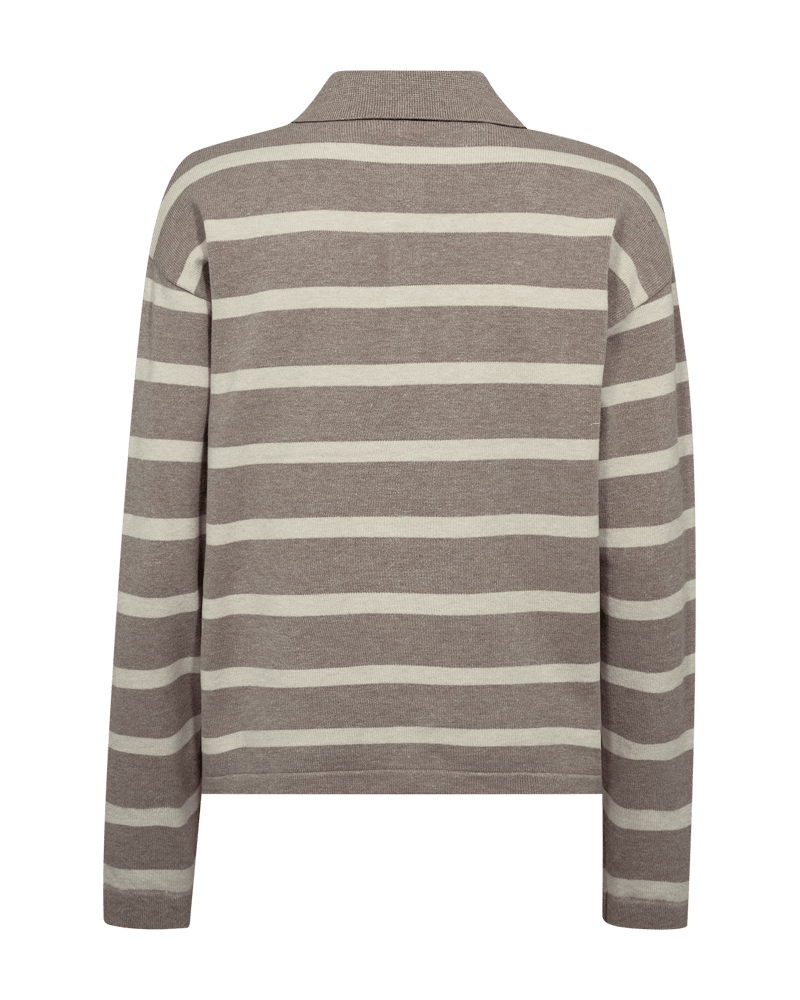 Freequent - Trui Claura Desert Taupe Moonbeam Melange - Luxedy