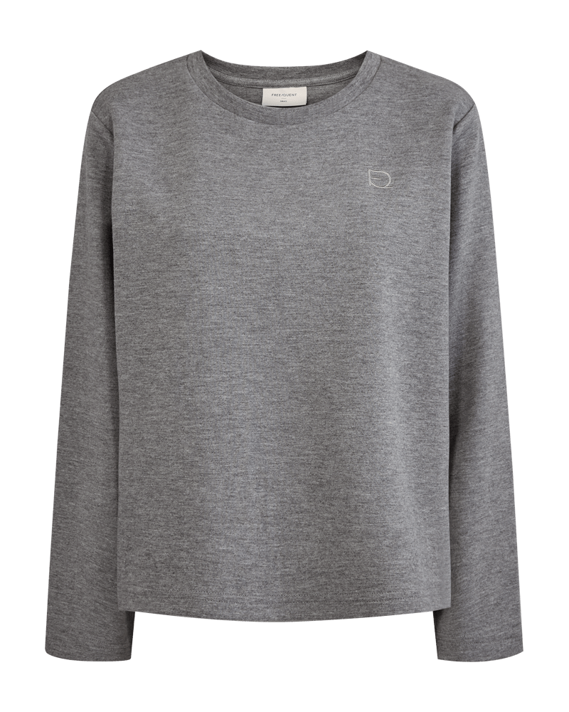 Freequent - Trui Ember Medium Grey Melange - Luxedy