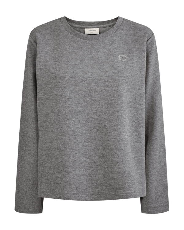 Freequent - Trui Ember Medium Grey Melange - Luxedy