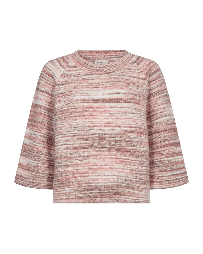 Freequent - Trui Grsclas Star Offwhite & Baked Apple - Luxedy