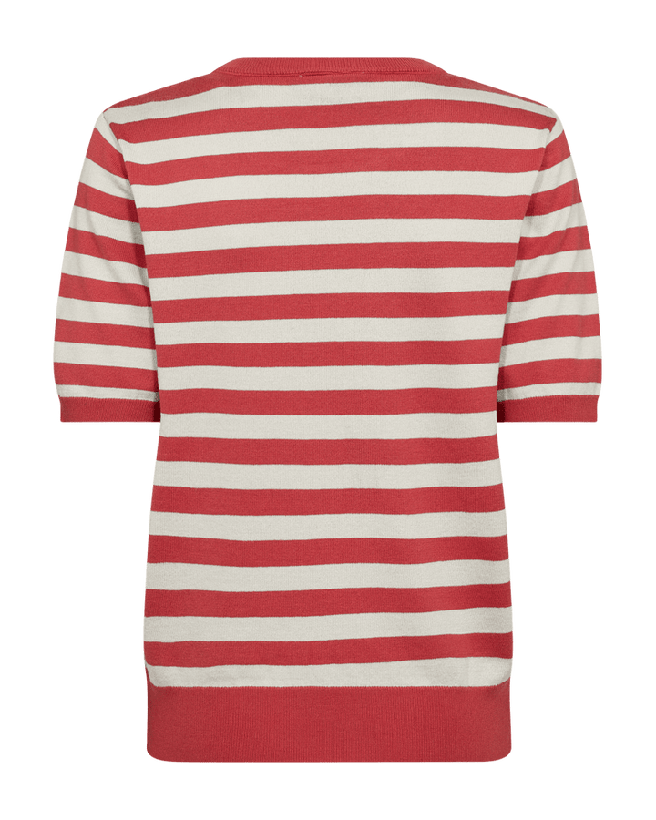 Freequent - Trui Joel Stripes Baked Apple Melange - Luxedy