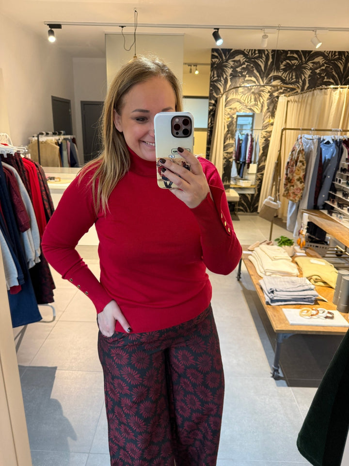 Freequent - Trui Katie Pullover Chili Pepper - Luxedy