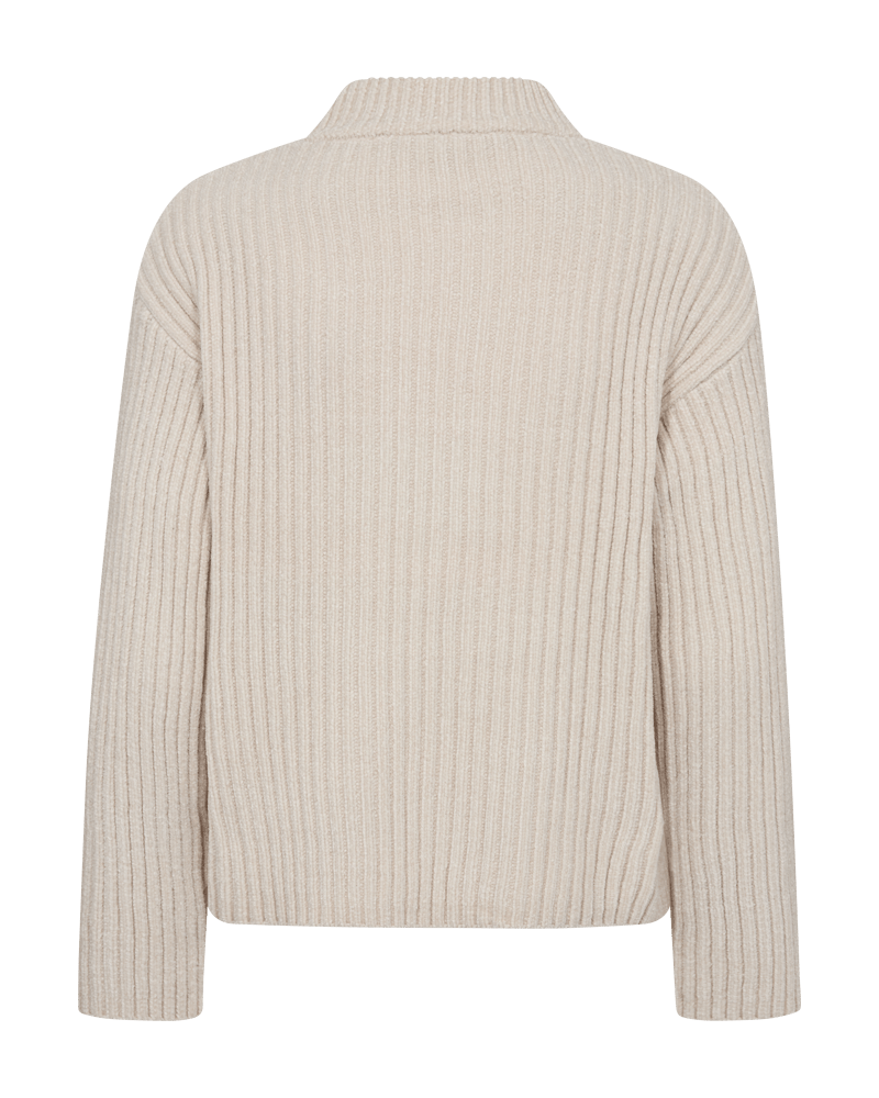 Freequent - Trui Thrill Pullover Moonbeam Offwhite - Luxedy