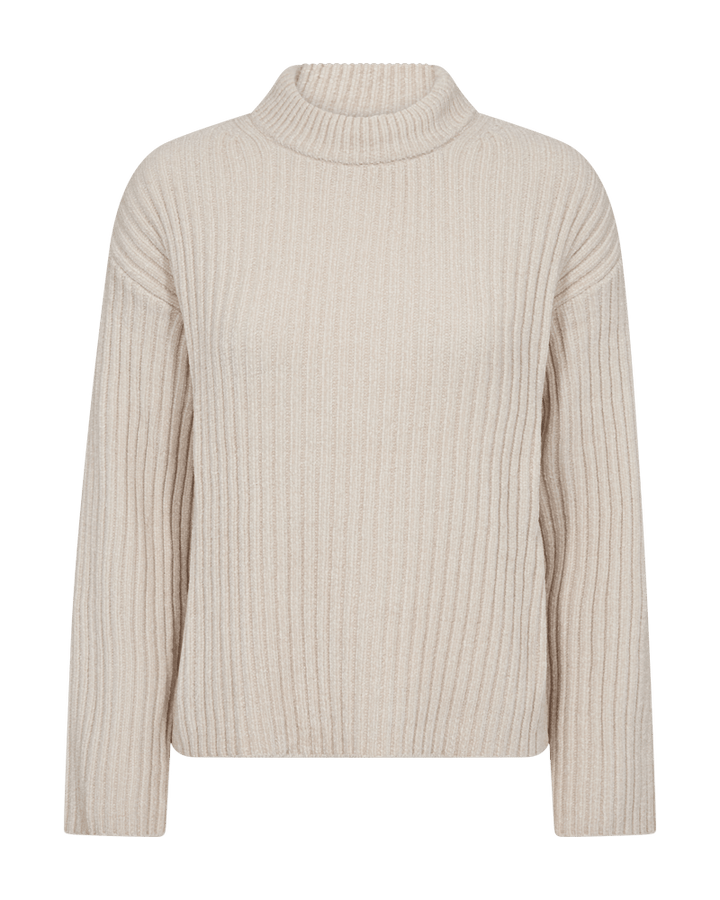 Freequent - Trui Thrill Pullover Moonbeam Offwhite - Luxedy