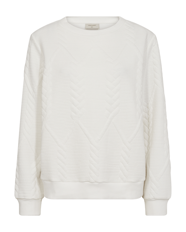 Freequent - Trui Tria Off White - Luxedy