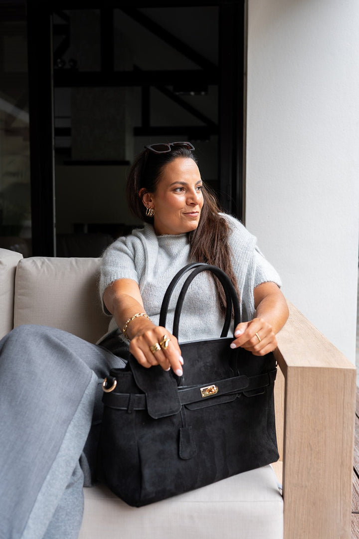 Handtas Grace Zwart - Luxedy
