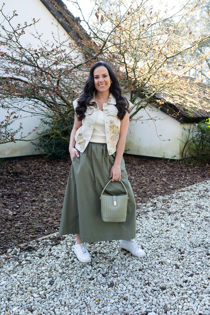 Handtas - Jacky Sage Green - Luxedy