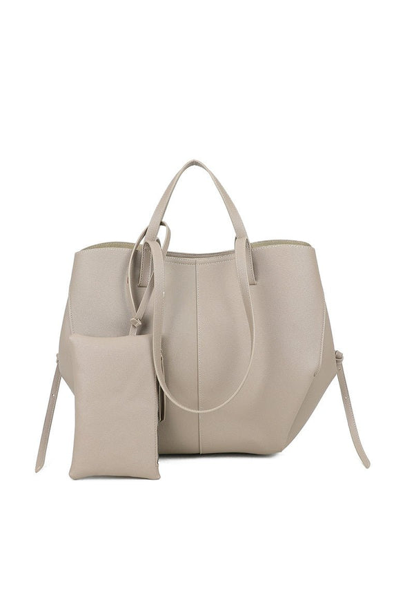 Handtas Mirelle Tote Bag Taupe - Luxedy