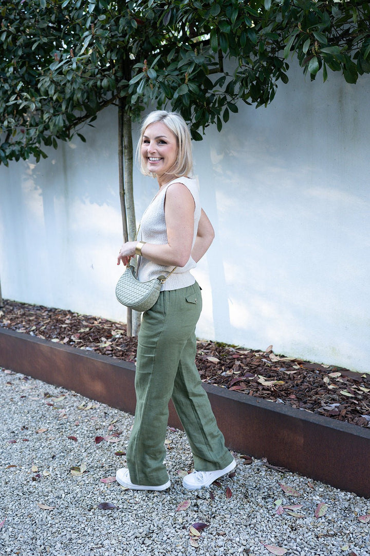 Handtas - Page Sage Green - Luxedy