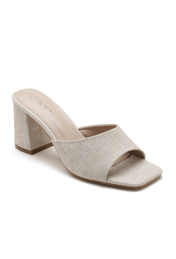 Heels Lynn Beige - Luxedy
