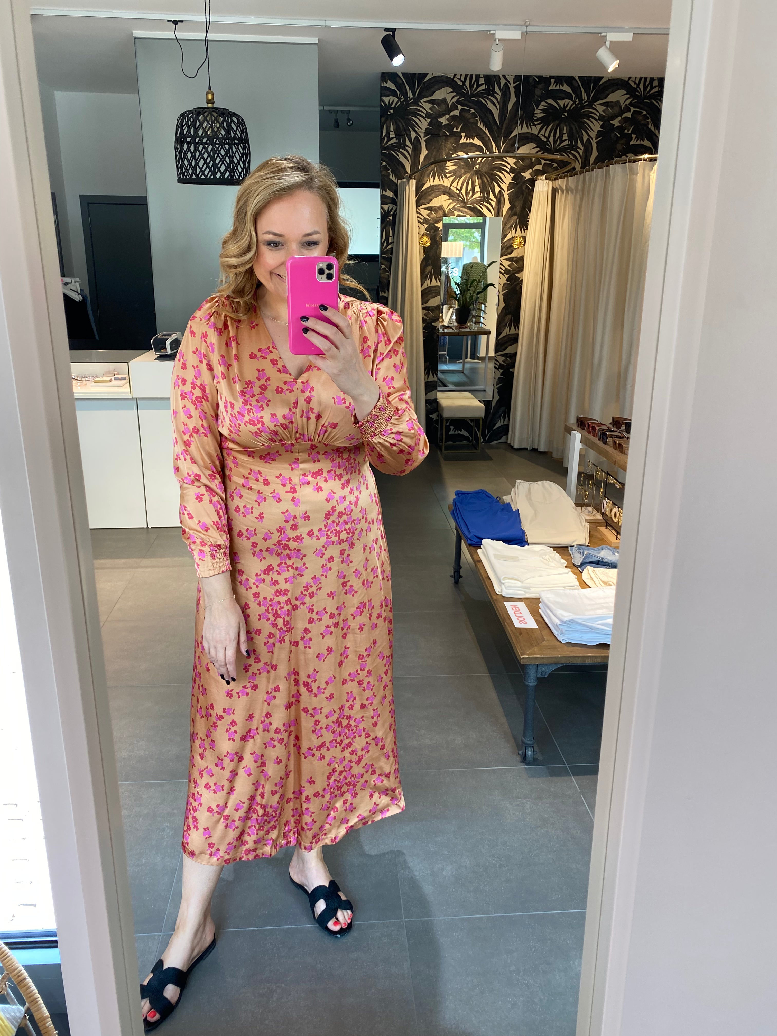 JcSophie - Jurk Akiko Pink Blossom