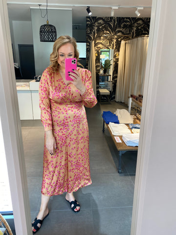 JcSophie - Jurk Akiko Pink Blossom