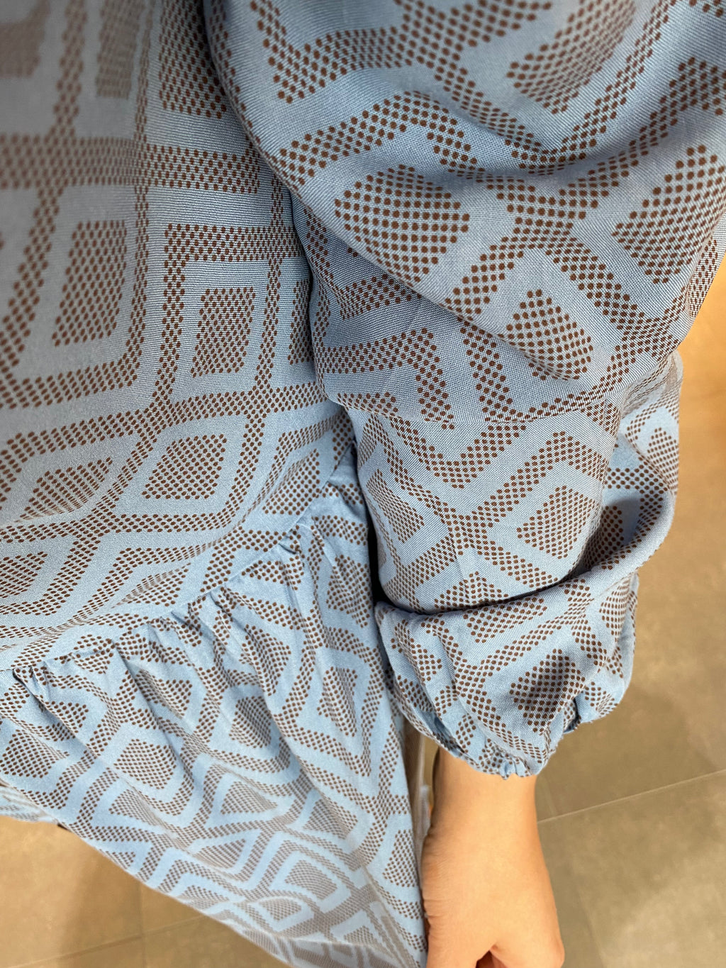 Freequent - Jurk Blie Azure Blue