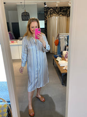 Soaked in Luxury - Jurk Puk Coastal Fjord Stripes