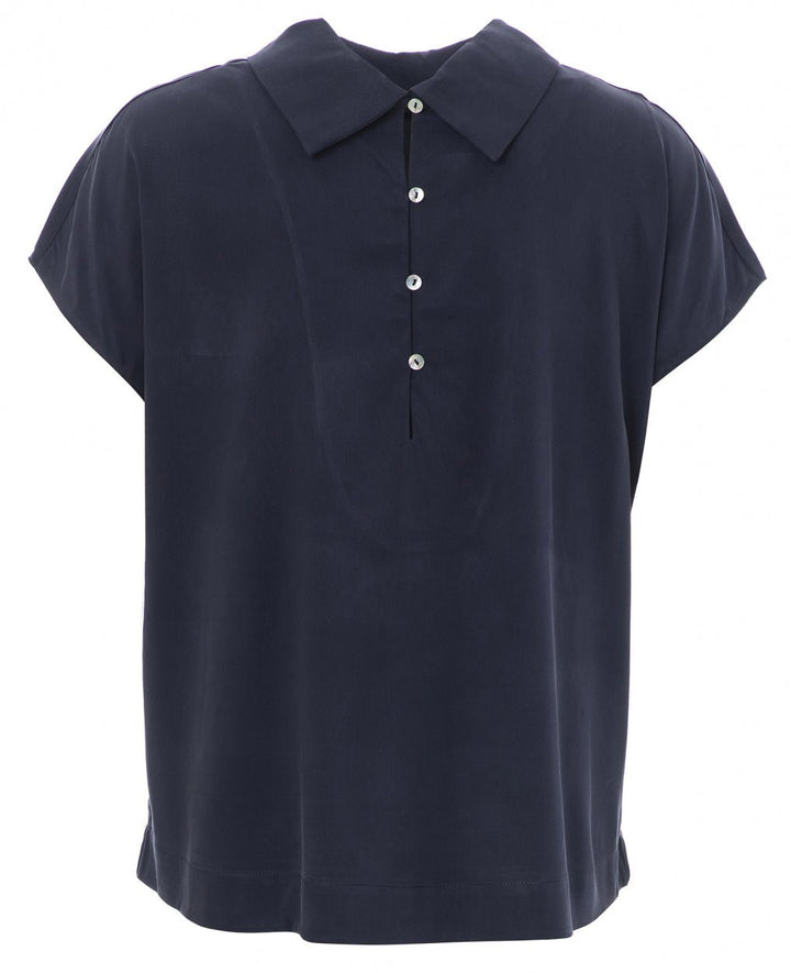 JcSophie - Blouse Arlet Midnight Blue - Luxedy