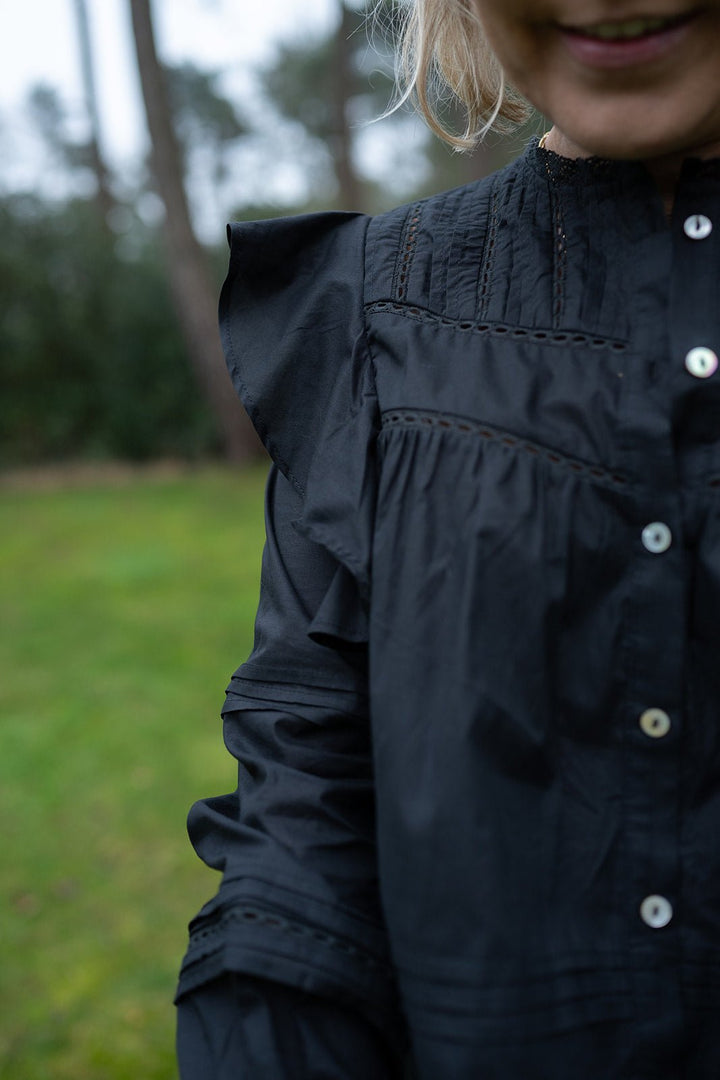 JcSophie - Blouse Galaxy Black - Luxedy