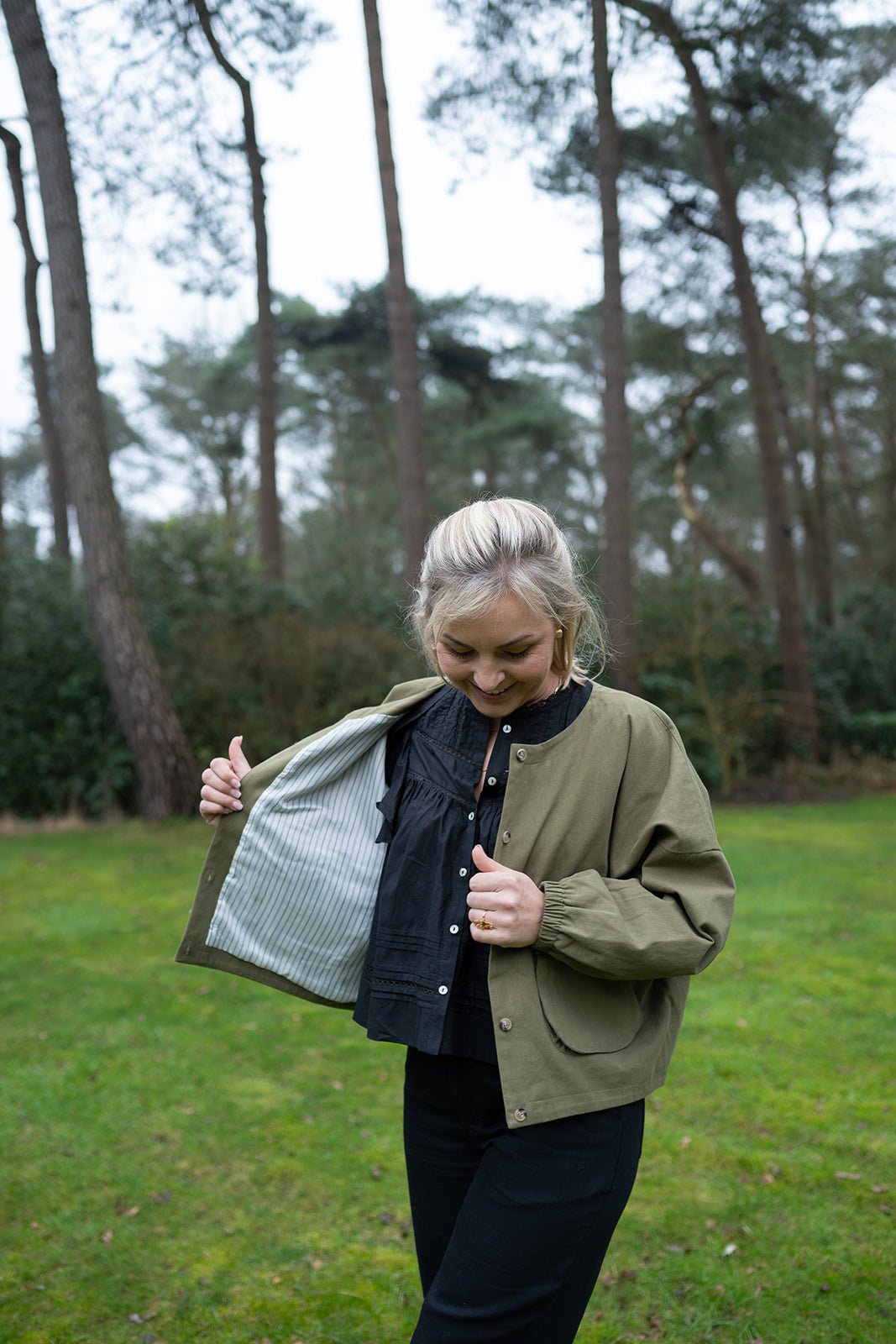 JcSophie - Blouse Galaxy Black - Luxedy