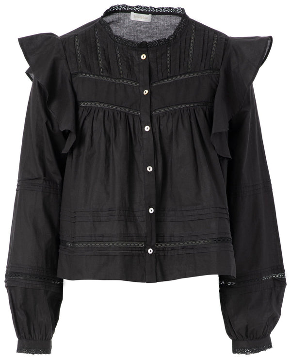 JcSophie - Blouse Galaxy Black - Luxedy