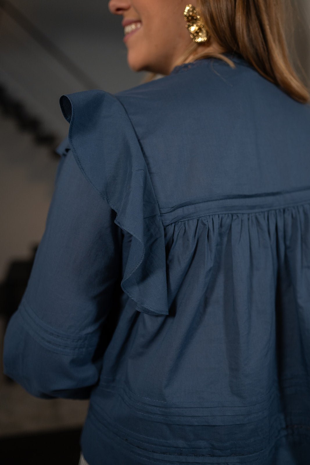 JcSophie - Blouse Galaxy Indigo Blue - Luxedy