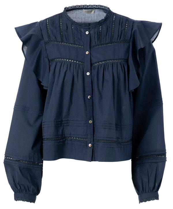 JcSophie - Blouse Galaxy Indigo Blue - Luxedy
