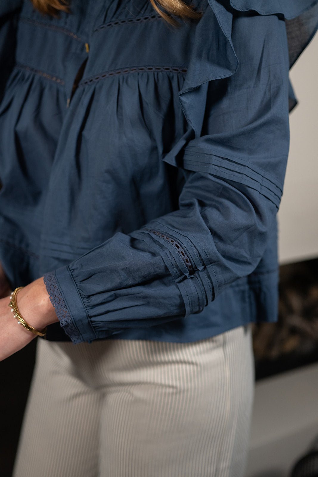 JcSophie - Blouse Galaxy Indigo Blue - Luxedy