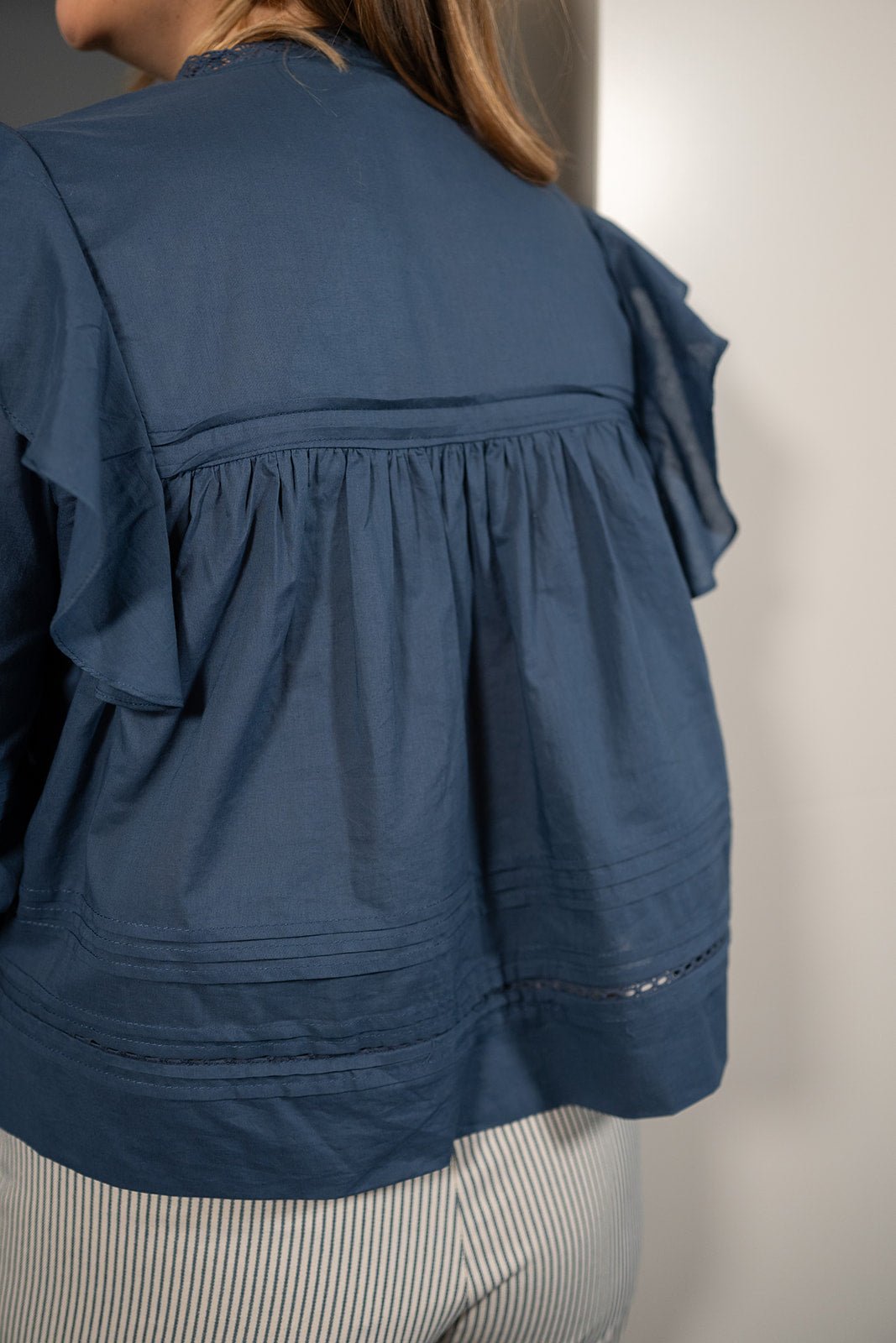 JcSophie - Blouse Galaxy Indigo Blue - Luxedy