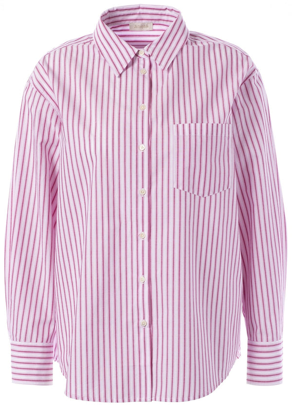 JcSophie - Blouse Karole Pink Stripes - Luxedy
