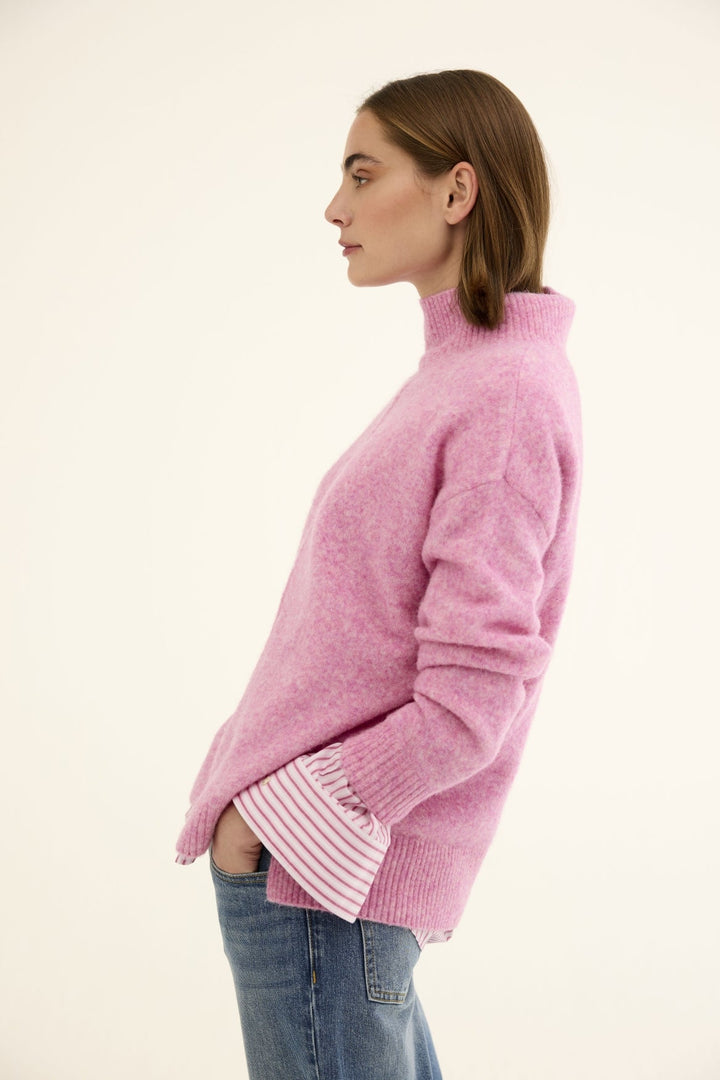 JcSophie - Blouse Karole Pink Stripes - Luxedy