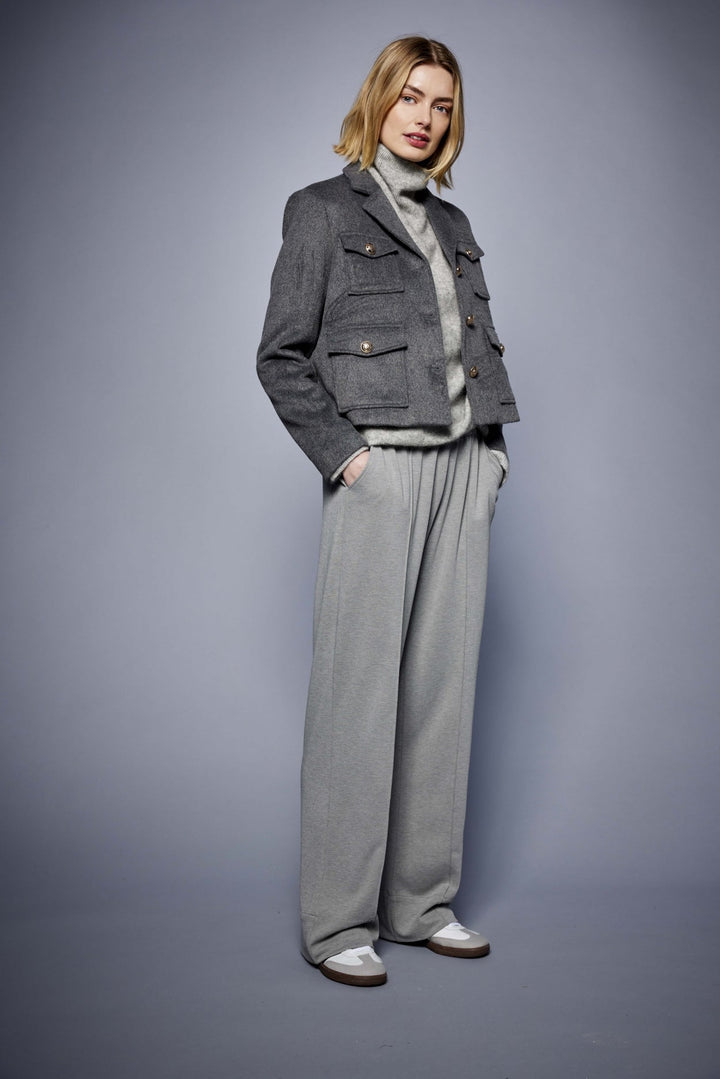 JcSophie - Broek Bibi Grey Melange - Luxedy