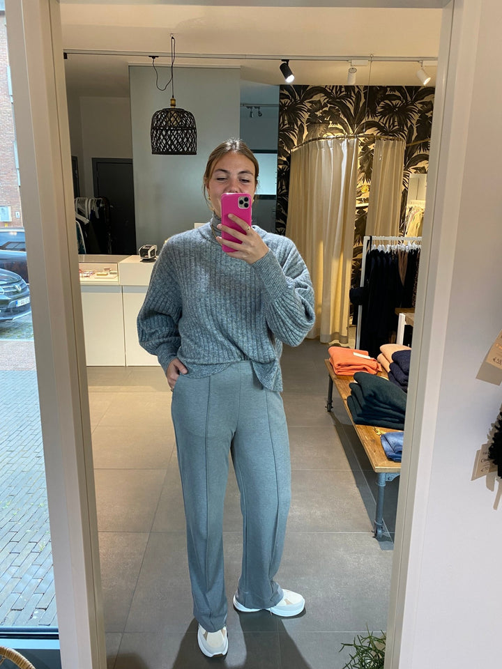 JcSophie - Broek Bibi Grey Melange - Luxedy