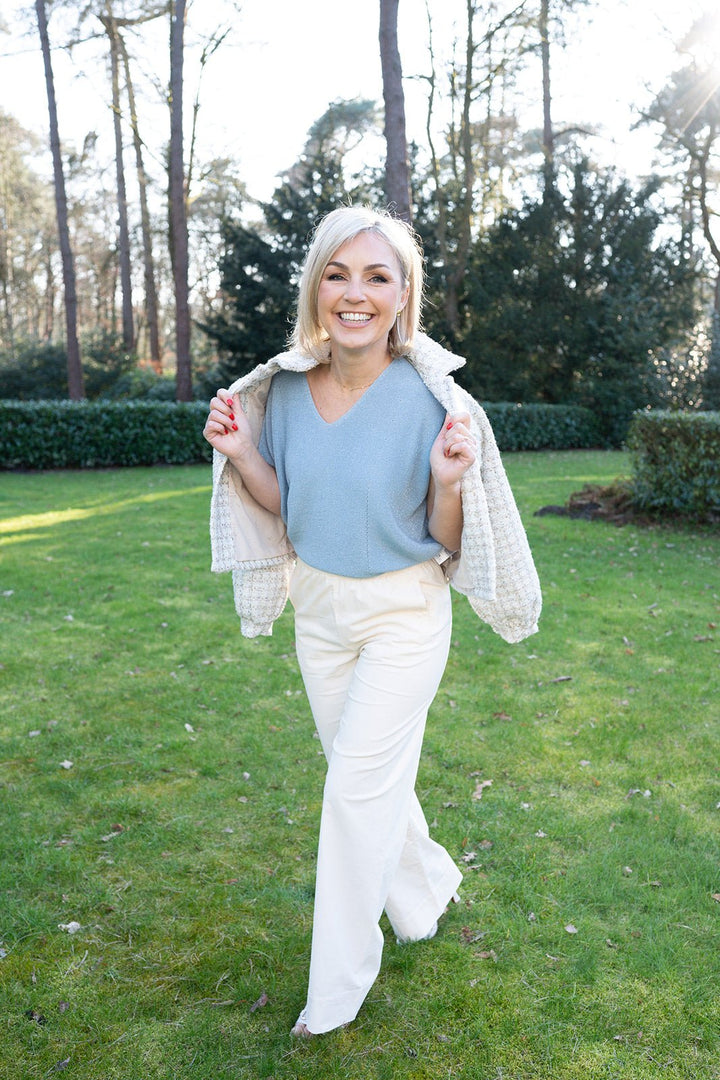 JcSophie - Broek Golden Cream - Luxedy