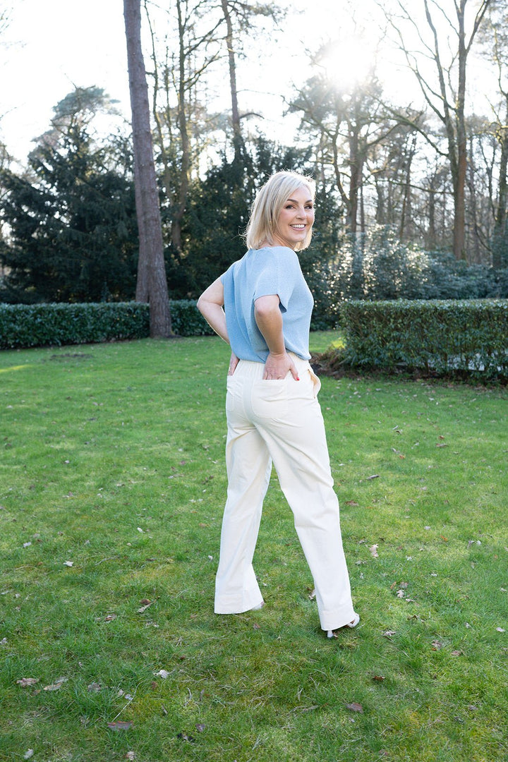 JcSophie - Broek Golden Cream - Luxedy