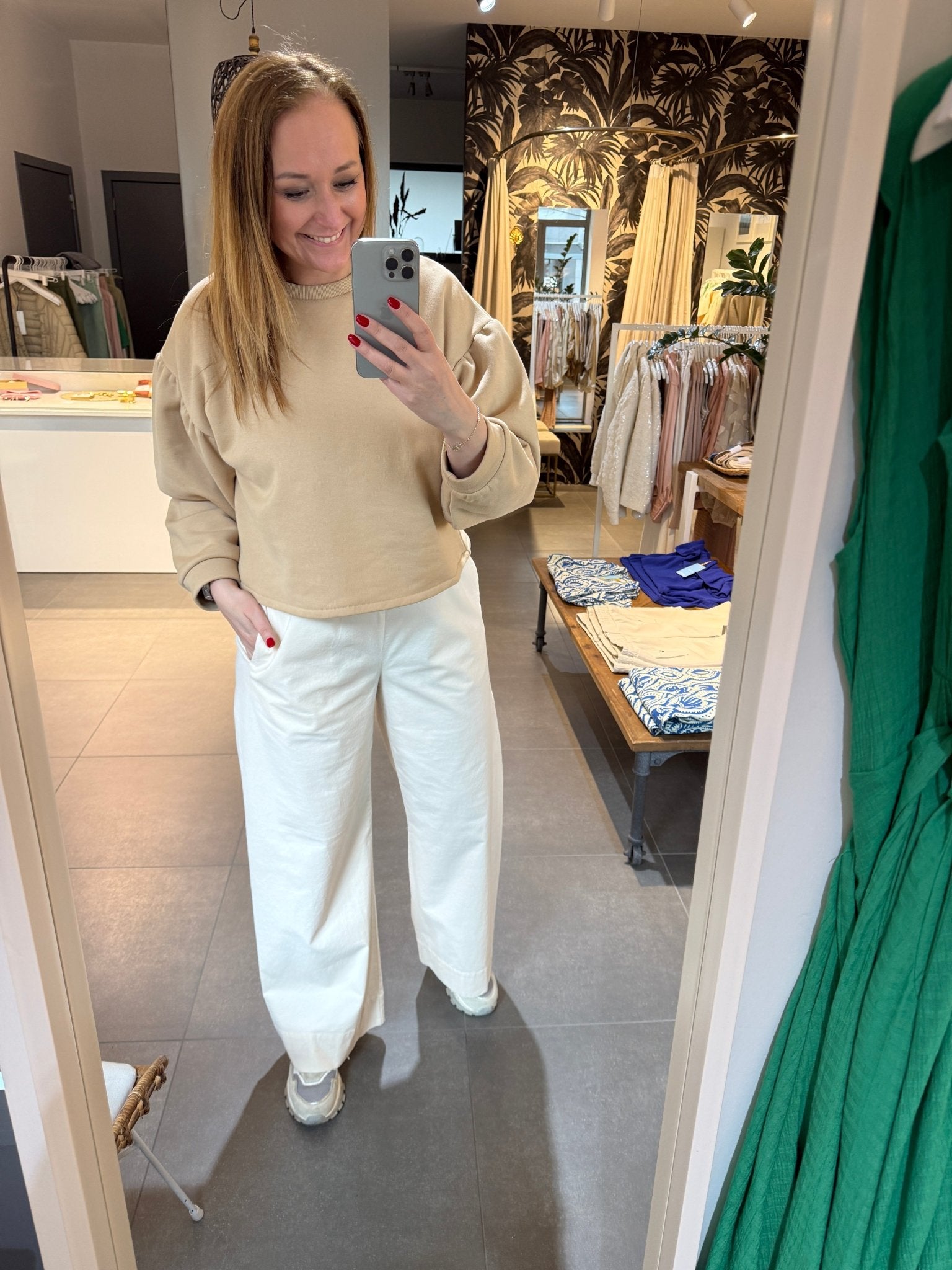 JcSophie - Broek Golden Cream - Luxedy