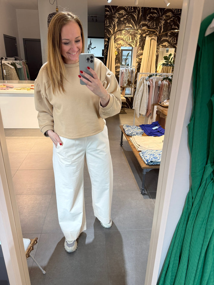 JcSophie - Broek Golden Cream - Luxedy