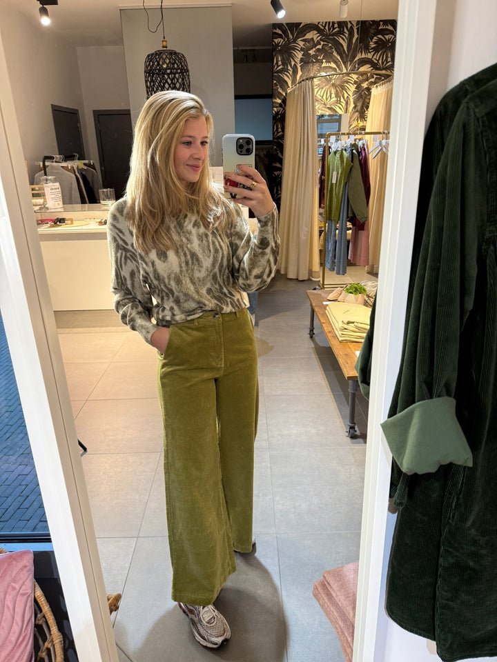 JcSophie - Broek Jacob Light Olive Green - Luxedy