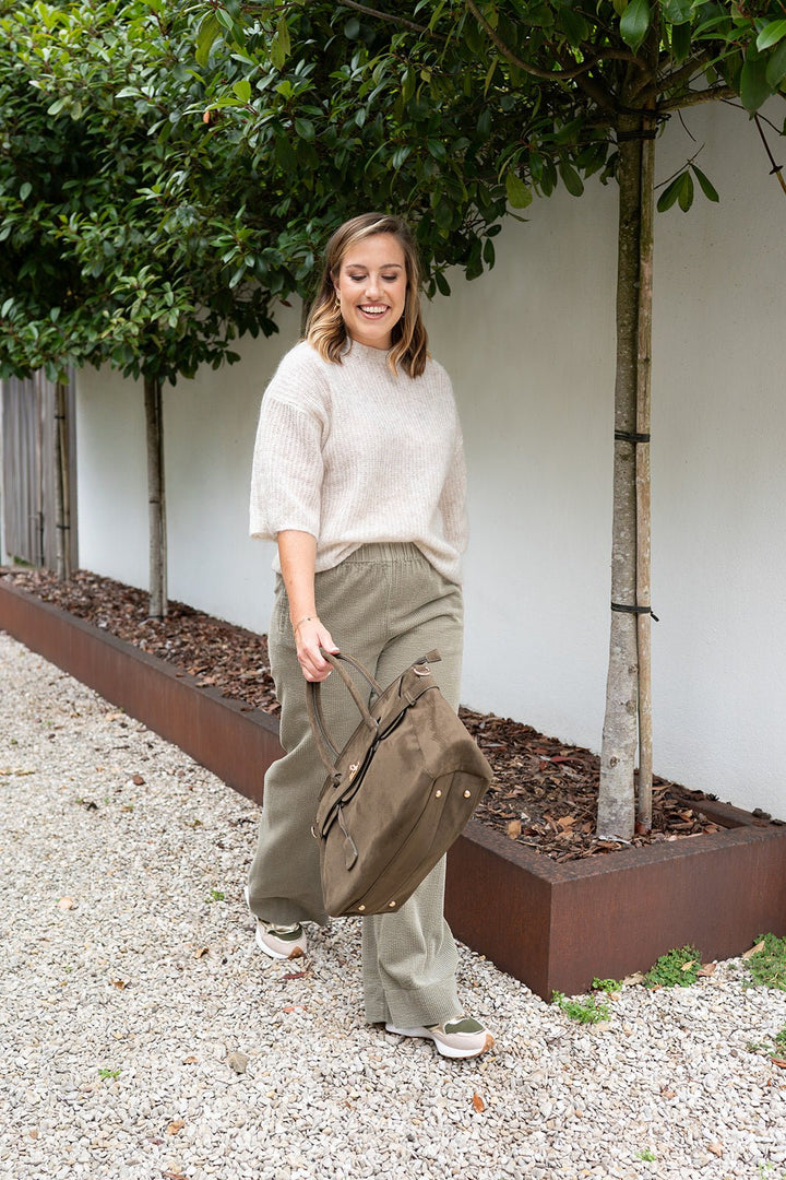 JcSophie - Broek Jamie Olive Green - Luxedy