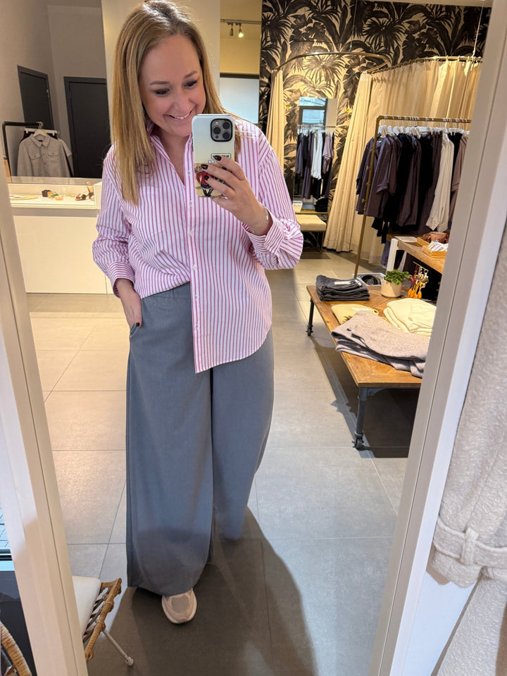 JcSophie - Broek Kallista Grey Melange - Luxedy