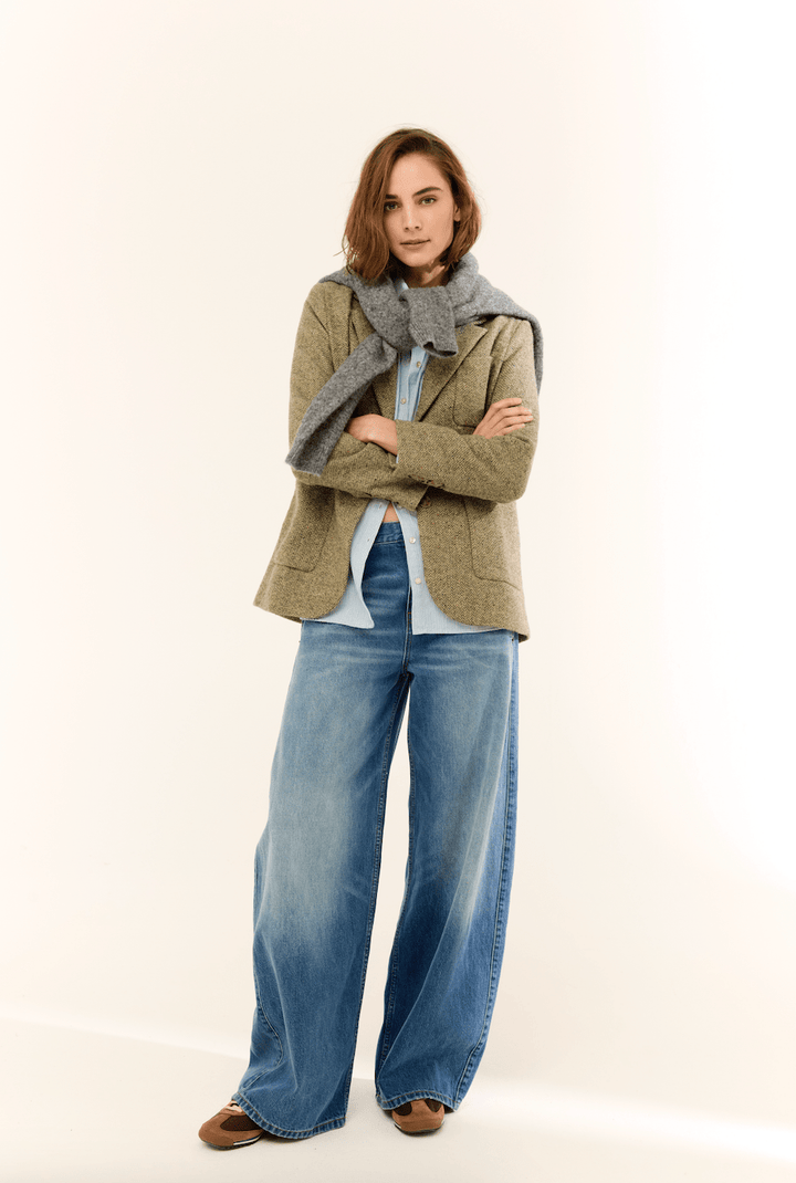 JcSophie - Broek Kiss Denim Blue - Luxedy