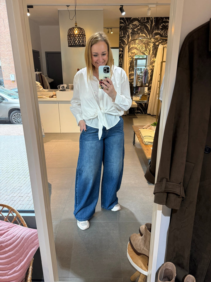 JcSophie - Broek Kiss Denim Blue - Luxedy