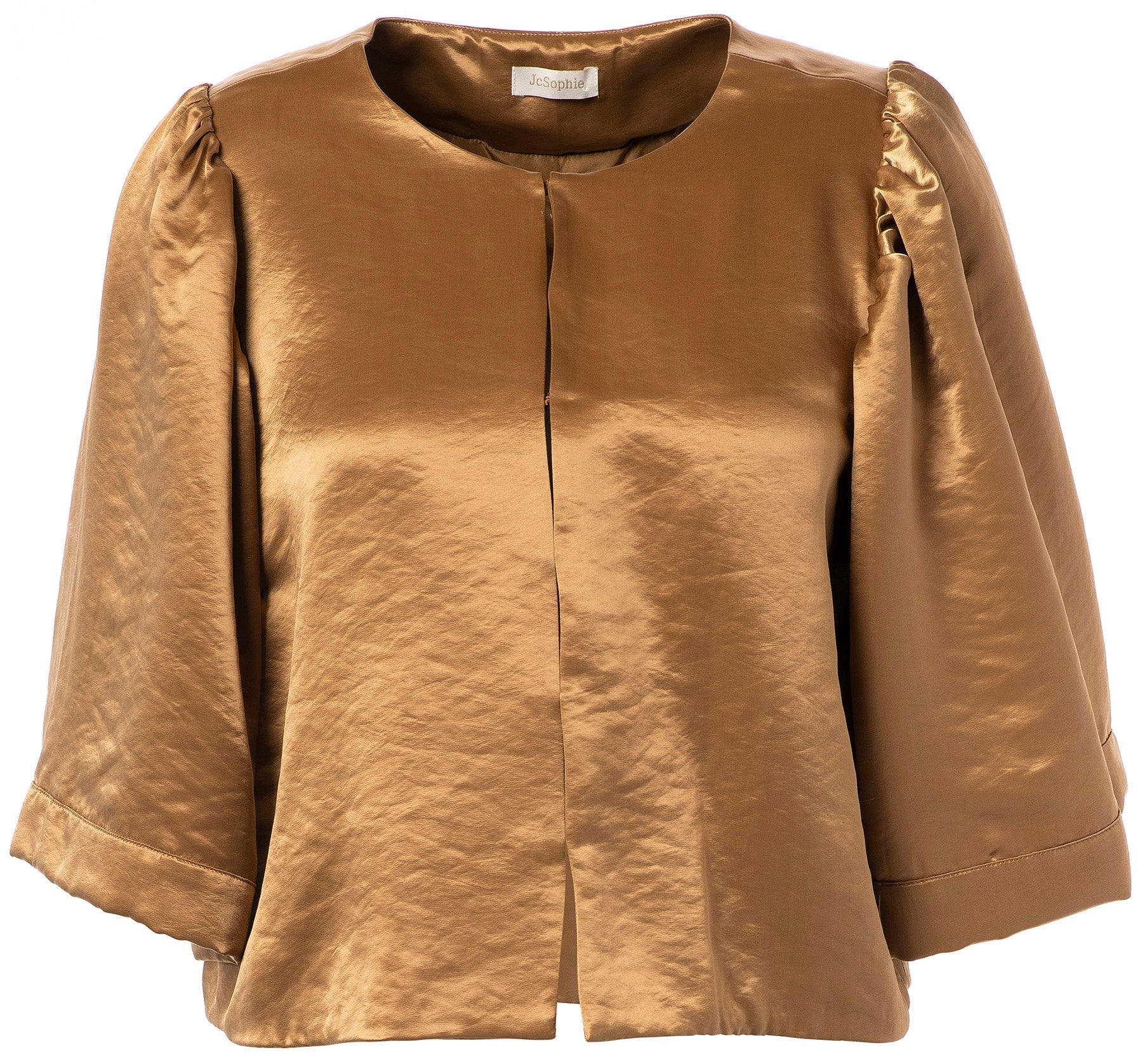 JcSophie - Jas Jamil Jacket Golden Brown - Luxedy
