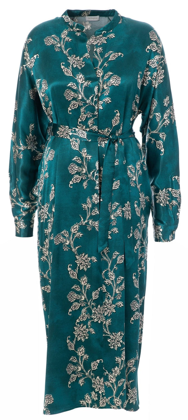 JcSophie - Jurk Breeze Emerald Vines - Luxedy