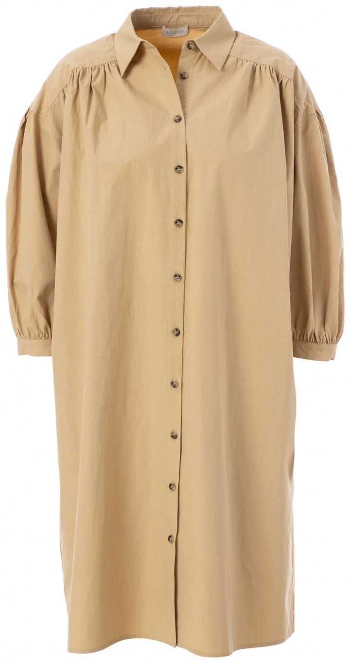 JcSophie - Jurk Ghislaine Sand Beige - Luxedy